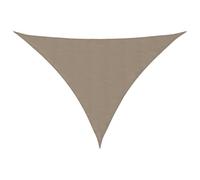 vidaXL Voile de Parasol Voile d'Ombrage Ecran Solaire de Jardin Store de Patio Terrasse Balcon Extérieur Tissu Oxford Triangulaire 5x5x6 m Taupe