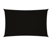 vidaXL Voile de Parasol Voile d'Ombrage Ecran Solaire de Jardin Store de Patio Terrasse Balcon Extérieur Tissu Oxford Rectangulaire 4x7 m Noir