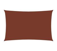 vidaXL Voile d'ombrage Tissu Oxford rectangulaire 5 x 8 m Terre cuite