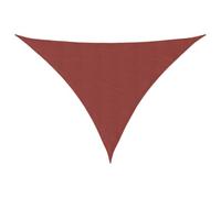 vidaXL Voile de Parasol Voile d'Ombrage Ecran Solaire de Jardin Store de Patio Terrasse Balcon Tissu Oxford Triangulaire 4x4x5,8 m Terre Cuite