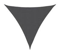 vidaXL Voile de Parasol Voile d'Ombrage Ecran Solaire de Jardin Store de Patio Terrasse Extérieur Tissu Oxford Triangulaire 4,5x4,5x4,5 m Anthracite