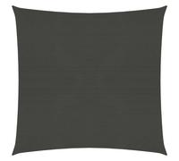 Vidaxl Voile D'ombrage 160 G/M² Anthracite 2,5x2,5 M Pehd Blanc