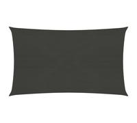 Voile d ombrage 160 g m² Anthracite 2,5x5 m PEHD