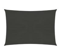 Vidaxl Voile D'ombrage 160 G/M² Anthracite 2x3 M Pehd Blanc