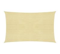 Zonnezeil 160 g/m² 2x4,5 m HDPE beige311120