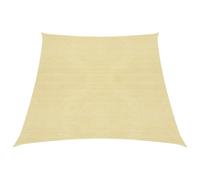 Voile d'Ombrage Protection Ecran Solaire Bâche d'Ombrage Anti UV Jardin Terrasse Balcon Extérieur 160 g/m² Beige 311159
