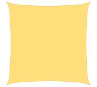 vidaXL Voile d'ombrage 160 g/m² HDPE 6x6 m Beige