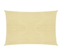 Vidaxl Voile D'ombrage 160 G/M² Beige 6x8 M Pehd Beige