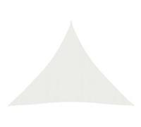 vidaXL Voile d'ombrage 160 g/m² 3x3x3 m PEHD Blanc