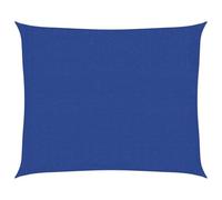 vidaXL Voile d'Ombrage Protection Voile Solaire Voile de Parasol Anti UV Jardin Patio Terrasse Balcon Extérieur 160 g/m² Bleu 2,5x3 m PEHD