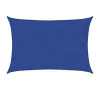 vidaXL Voile d'ombrage 160 g/m² PEHD 2 x 2,5 m Bleu