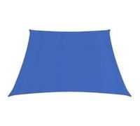 vidaXL Voile d'ombrage 160 g-m² Bleu 3-4x2 m PEHD Bleu G