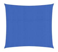Vidaxl Voile D'ombrage 160 G/M² Carré Bleu 5x5 M Pehd