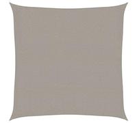 Voile d'ombrage 160 g/m² carré gris clair 3x3 m PEHD, voile de soleil, voile d'ombrage, store de patio, voile de 4001966