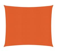 Voile d ombrage 160 g m² carré orange 4x4 m PEHD Orange G
