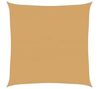Vidaxl Voile D'ombrage 160 G/M² Carré Sable 4x4 M Pehd