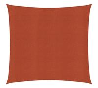 Voile d ombrage 160 g m² carré terre cuite 4,5x4,5 m PEHD