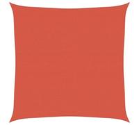 vidaXL Voile d'ombrage 160 g/m² carré Terre Cuite 4,5x4,5 m PEHD, Voile de Soleil, Voile d’ombrage, Store de Patio, Voile de Pare-Soleil