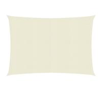 Vidaxl Voile D'ombrage 160 G/M² Crème 2,5x3,5 M Pehd Blanc