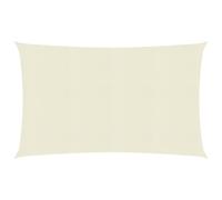 Vidaxl Voile D'ombrage 160 G/M² Crème 2,5x4 M Pehd Blanc