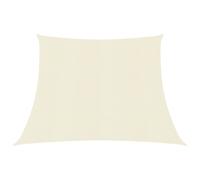 Vidaxl Voile D'ombrage 160 G/M² Crème 3/4x2 M Pehd