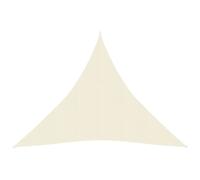 vidaXL Zonnezeil 160 g/mÂ² 4,5x4,5x4,5 m HDPE crÃmekleurig311205 Crème G