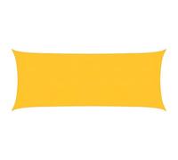 vidaXL Voile d'ombrage Zonnezeil 311561 160 g/m² 2x5 m HDPE Jaune