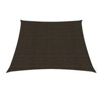 vidaXL Voile d'ombrage 160 g-m² Marron 3-4x2 m PEHD Marron G