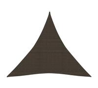 Vidaxl Voile D'ombrage 160 G/M² Marron 5x5x5 M Pehd