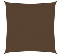 vidaXL Voile d'ombrage 160 g/m² Marron 6x6 m PEHD