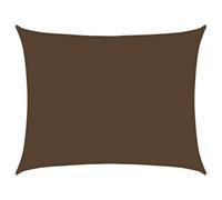 vidaXL Voile d'ombrage 160 g/m² Marron 6x8 m PEHD