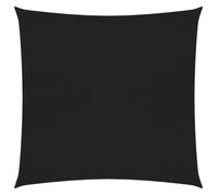 Voile d'ombrage 160 g-m² Noir 2,5x2,5 m PEHD
