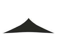 Voile d'ombrage 160 g/m² Noir 2,5x2,5x3,5 m PEHD