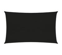 Voile d'ombrage 160 g-m² Noir 2,5x4,5 m PEHD