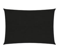 Vidaxl Voile D'ombrage 160 G/M² Noir 2,5x4 M Pehd Noir