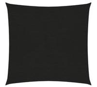 vidaXL Voile d'ombrage 160 g/m² Noir 2x2 m PEHD Noir G