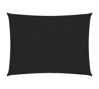 Vidaxl Voile D'ombrage 160 G/M? Noir 2x3,5 M Pehd Noir