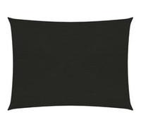 vidaXL Voile d'ombrage 160 g/m² PEHD 3,5 x 4,5 m Noir