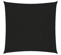 Voile d'ombrage 160 g-m² Noir 3x3 m PEHD