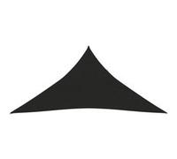 vidaXL Voile d'ombrage 160 g/m² Noir 4x4x4 m PEHD Noir G