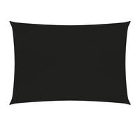 Voile d'ombrage 160 g-m² Noir 4x5 m PEHD
