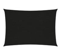 Voile d'ombrage 160 g-m² Noir 4x5 m PEHD