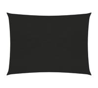 Voile d'ombrage 160 g-m² Noir 5x6 m PEHD