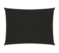 Vidaxl Voile D'ombrage 160 G/M² Noir 6x7 M Pehd Noir