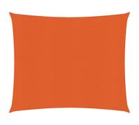 vidaXL Voile d'Ombrage Protection Voile Solaire Voile de Parasol Anti UV Jardin Patio Terrasse Balcon Extérieur 160 g/m² Orange 2,5x3 m PEHD