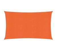 vidaXL Voile d'ombrage 160 g-m² Orange 2,5x5 m PEHD