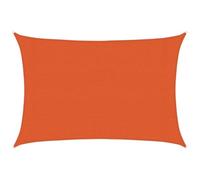 Zonnezeil 160 g/mÂ² 3x4 m HDPE oranje311677