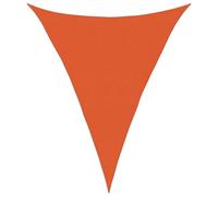 vidaXL Voile d'ombrage 160 g/m² Orange 4x5x5 m PEHD, Voile de Parasol, bâche de Parasol, écran Solaire, voiles de Parasol, bâches de Parasol