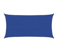 vidaXL Voile d'ombrage 160 g/m² rectangulaire Bleu 2,5x5 m PEHD, Voile de Soleil, Voile d’ombrage, Store de Patio, Voile de Pare-Soleil