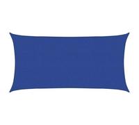 vidaXL Voile d'ombrage 160 g/m² rectangulaire Bleu 2,5x5 m PEHD, Voile de Soleil, Voile d’ombrage, Store de Patio, Voile de Pare-Soleil